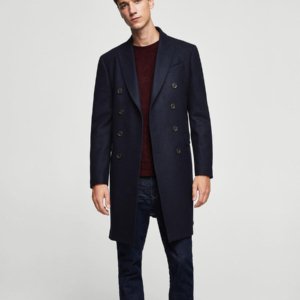 Navy Light Cash Wool