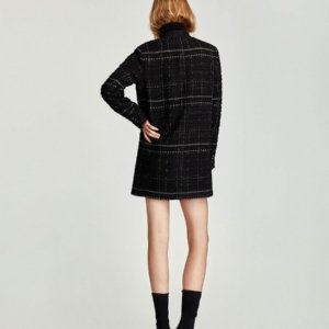 Ribbed High Neck Sweater