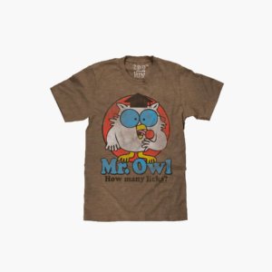 Mr. Owl "How Many Licks?" T-Shirt